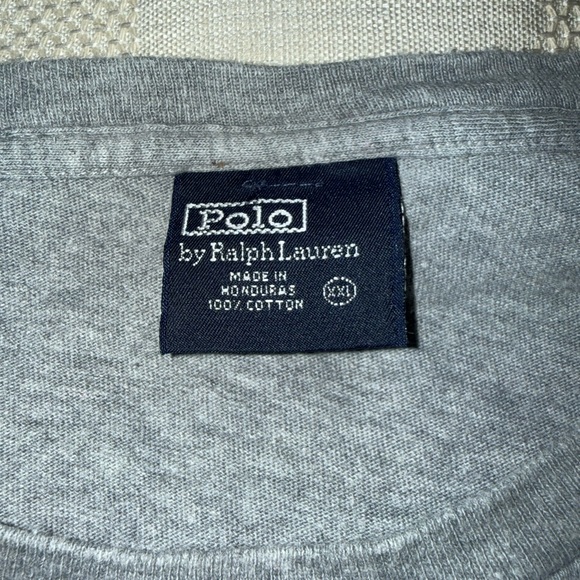 Ralph Lauren Polo Bear Tee - Gray and Red - Picture 2 of 5